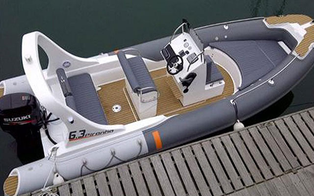 Liya 20Feet/6.2Meter semi rigid inflatable boat for 12people 