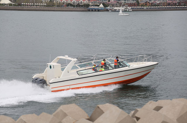 Liya 37Feet/11.6M FRP37B fiberglass boat for 12people 